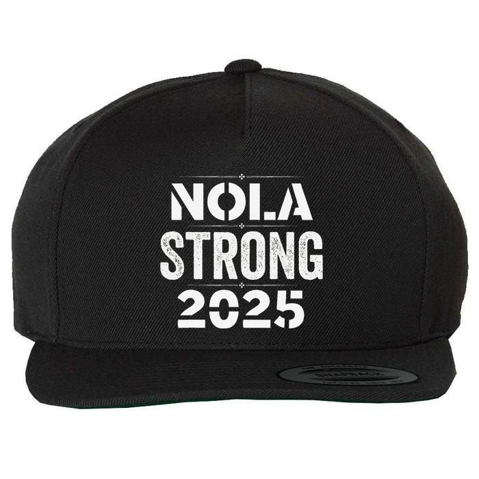 New Orleans Strong 2025. Nola Strong 2025. Unity 2025 Wool Snapback Cap