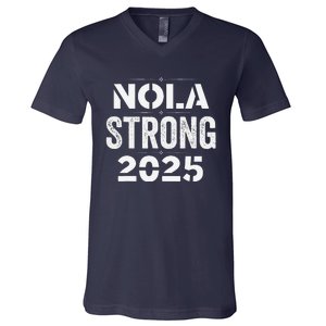 New Orleans Strong 2025. Nola Strong 2025. Unity 2025 V-Neck T-Shirt