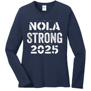 New Orleans Strong 2025. Nola Strong 2025. Unity 2025 Ladies Long Sleeve Shirt