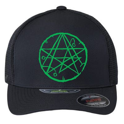 Necronomicon Occult Symbol Cosmic Horror Cthulhu Flexfit Unipanel Trucker Cap