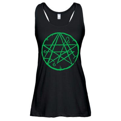 Necronomicon Occult Symbol Cosmic Horror Cthulhu Ladies Essential Flowy Tank