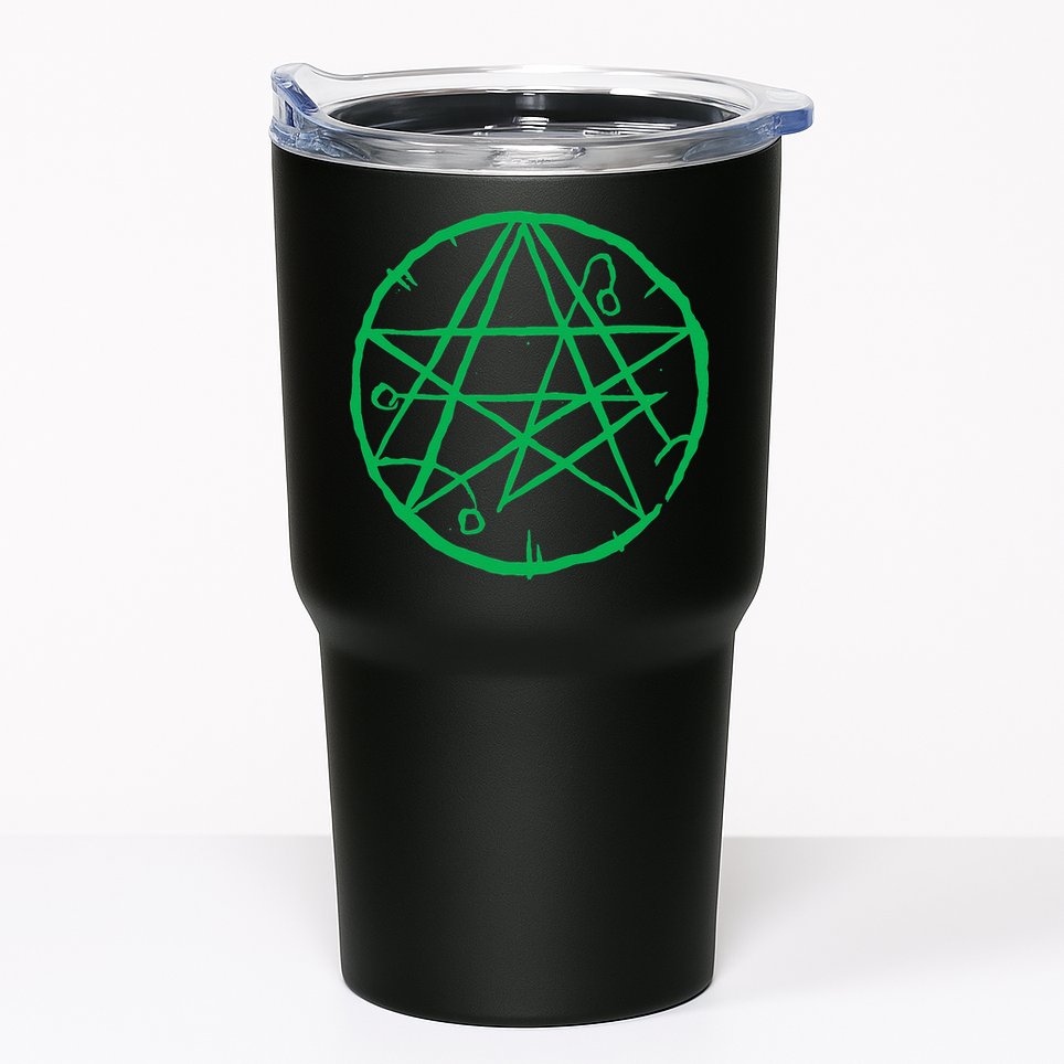 Necronomicon Occult Symbol Cosmic Horror Cthulhu Tumbler