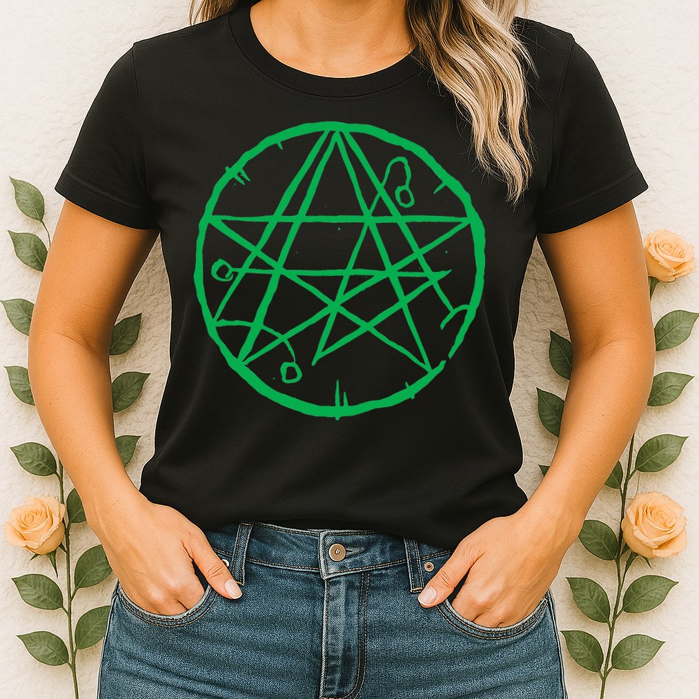 Necronomicon Occult Symbol Cosmic Horror Cthulhu Womens T-Shirt
