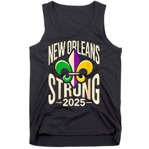 New Orleans Strong 2025 Nola Strong Support Fleur De Lis Tank Top