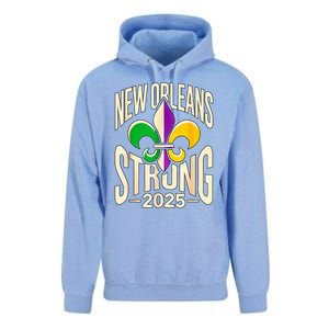 New Orleans Strong 2025 Nola Strong Support Fleur De Lis Unisex Surf Hoodie