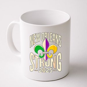 New Orleans Strong 2025 Nola Strong Support Fleur De Lis Coffee Mug