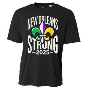 New Orleans Strong 2025 Support Fleurdelis For Nola Cooling Performance Crew T-Shirt