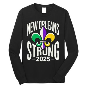 New Orleans Strong 2025 Support Fleurdelis For Nola Long Sleeve Shirt