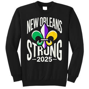 New Orleans Strong 2025 Support Fleurdelis For Nola Sweatshirt