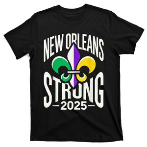 New Orleans Strong 2025 Support Fleurdelis For Nola T-Shirt