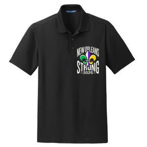 New Orleans Strong 2025 Support Fleurdelis For Nola Dry Zone Grid Polo