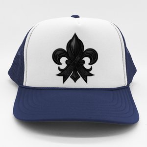 New Orleans Strong 2025 Nola Strong Support Fleur De Lis Trucker Hat