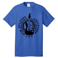 New Orleans Support Local Rock Music Electric Guitar Meaningful Gift Tall T-Shirt