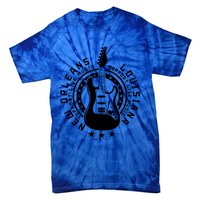 New Orleans Support Local Rock Music Electric Guitar Meaningful Gift Tie-Dye T-Shirt