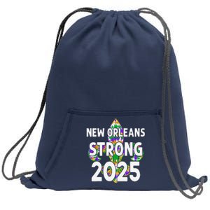 New Orleans Strong 2025 Nola Strong Sweatshirt Cinch Pack Bag