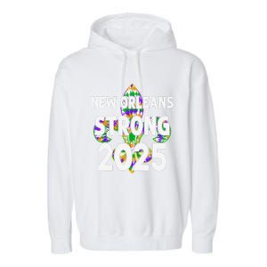 New Orleans Strong 2025 Nola Strong Garment-Dyed Fleece Hoodie