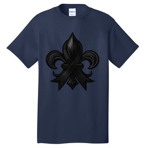 New Orleans Strong 2025 Nola Strong Support Fleur De Lis Tall T-Shirt