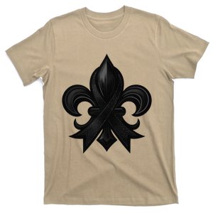 New Orleans Strong 2025 Nola Strong Support Fleur De Lis T-Shirt