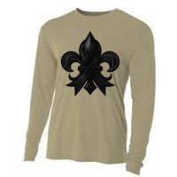 New Orleans Strong 2025 Nola Strong Support Fleur De Lis Cooling Performance Long Sleeve Crew