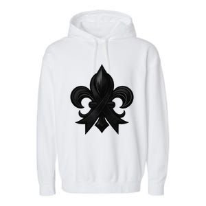 New Orleans Strong 2025 Nola Strong Support Fleur De Lis Garment-Dyed Fleece Hoodie