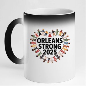 New Orleans Strong 2025 Unity Orleans Strong 2025 11oz Black Color Changing Mug