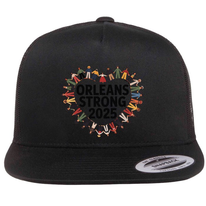 New Orleans Strong 2025 Unity Orleans Strong 2025 Flat Bill Trucker Hat