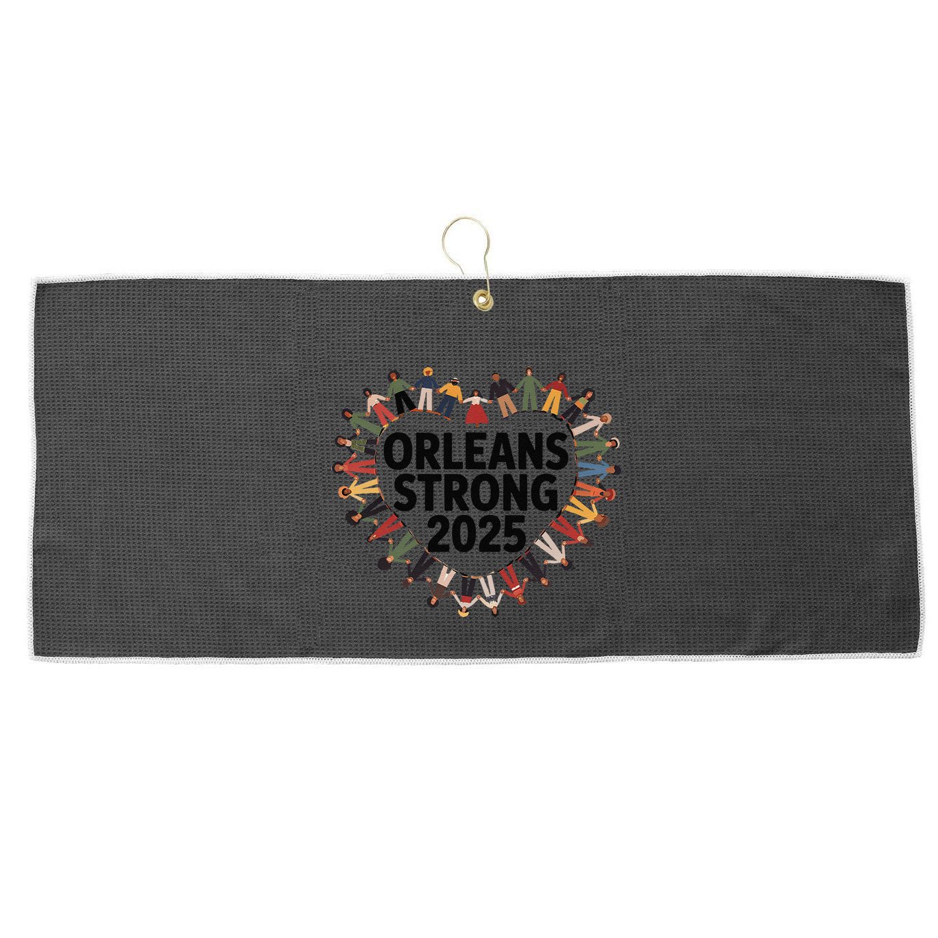 New Orleans Strong 2025 Unity Orleans Strong 2025 Large Microfiber Waffle Golf Towel