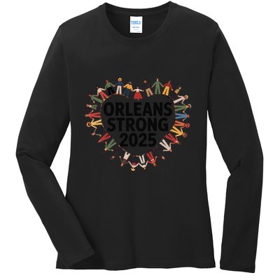 New Orleans Strong 2025 Unity Orleans Strong 2025 Ladies Long Sleeve Shirt