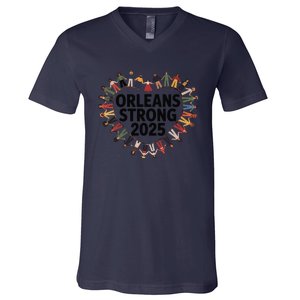 New Orleans Strong 2025 Unity Orleans Strong 2025 V-Neck T-Shirt