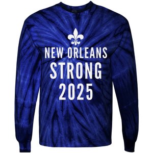 New Orleans Strong 2025 Unity Tie-Dye Long Sleeve Shirt