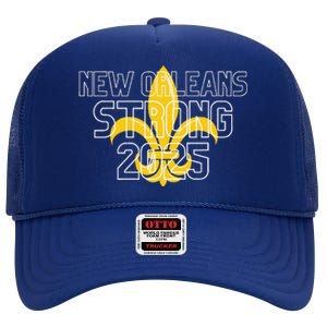 New Orleans Strong 2025 Unity High Crown Mesh Back Trucker Hat