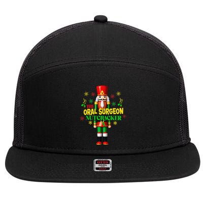 Nutcracker Oral Surgeon Christmas Festive Holiday Pajama 7 Panel Mesh Trucker Snapback Hat