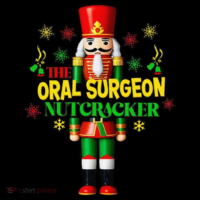Nutcracker Oral Surgeon Christmas Festive Holiday Pajama Premium T-Shirt