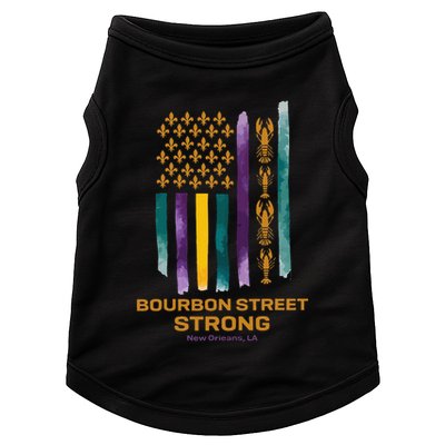 New Orleans Strong 2025 Bourbon Street Strong Gift Doggie Tank
