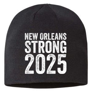 New Orleans Strong 2025 Women Sustainable Beanie