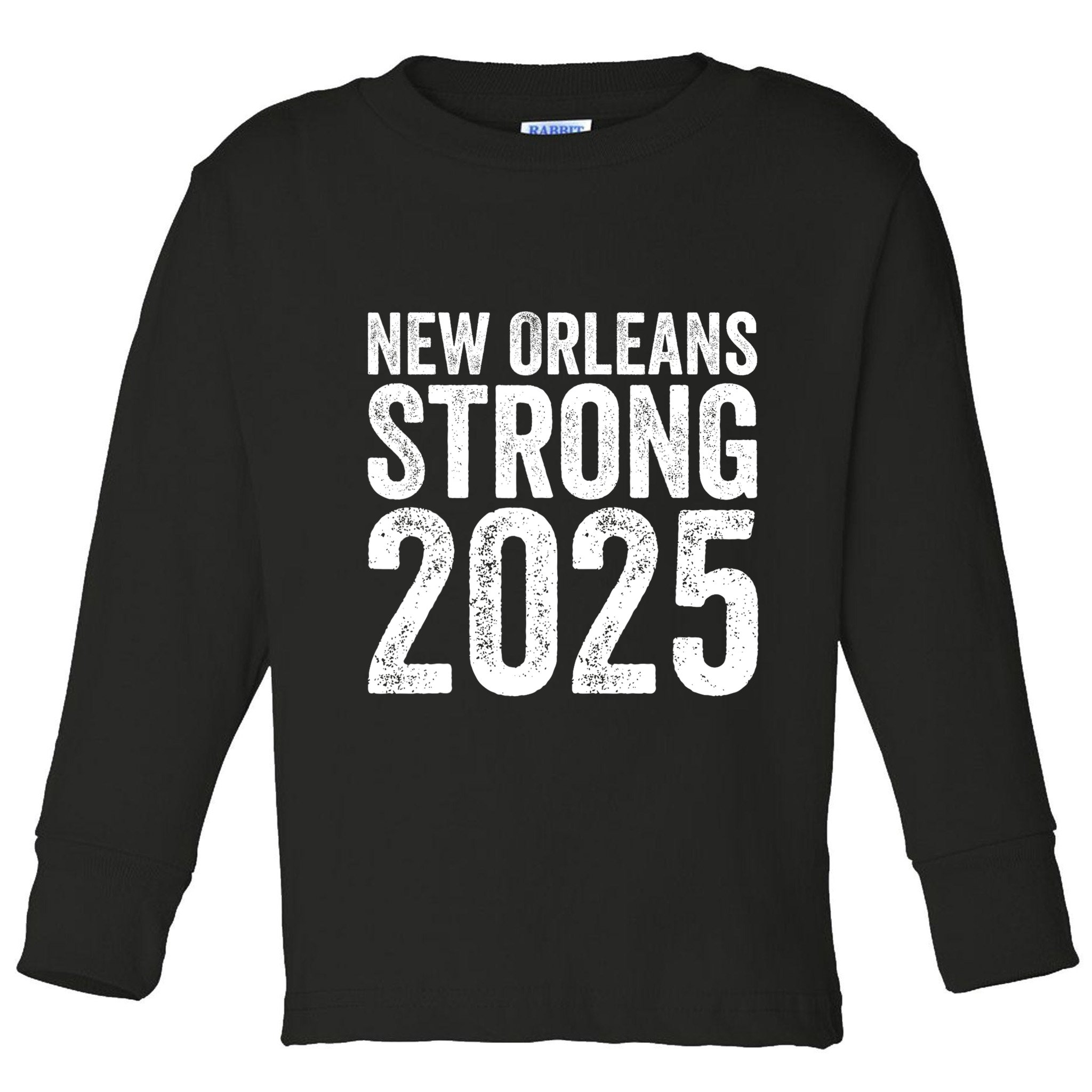 New Orleans Strong 2025 Women Toddler Long Sleeve Shirt