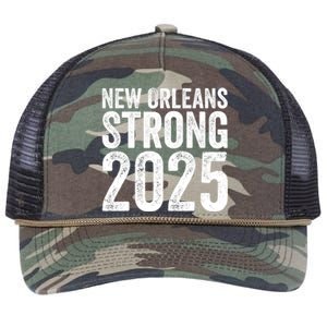 New Orleans Strong 2025 Women Retro Rope Trucker Hat Cap