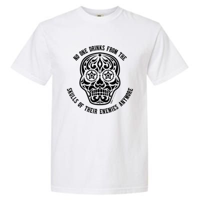 No One S From The Skulls 4th Of July Sugar Skull Gift Garment-Dyed Heavyweight T-Shirt