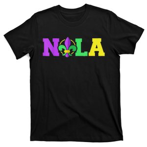 New Orleans Strong 2025 Nola Strong Support Fleur De Lis T-Shirt