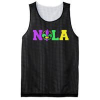 New Orleans Strong 2025 Nola Strong Support Fleur De Lis Mesh Reversible Basketball Jersey Tank