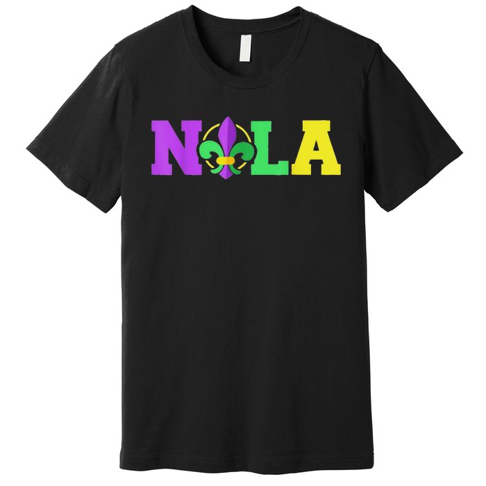 New Orleans Strong 2025 Nola Strong Support Fleur De Lis Premium T-Shirt