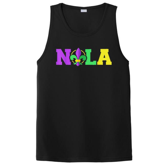 New Orleans Strong 2025 Nola Strong Support Fleur De Lis PosiCharge Competitor Tank