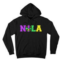 New Orleans Strong 2025 Nola Strong Support Fleur De Lis Tall Hoodie