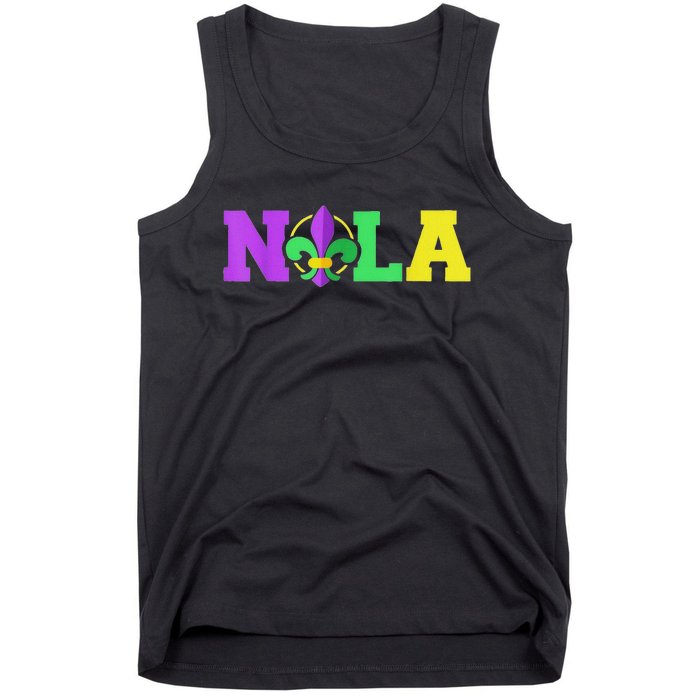 New Orleans Strong 2025 Nola Strong Support Fleur De Lis Tank Top