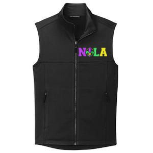 New Orleans Strong 2025 Nola Strong Support Fleur De Lis Collective Smooth Fleece Vest