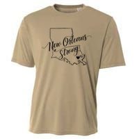 New Orleans Strong 2025 Nola Strong Support Louisiana Strong Cooling Performance Crew T-Shirt