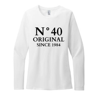 N°40 Original Since 1984 50th Birthday Party Gift Womens CVC Long Sleeve Shirt