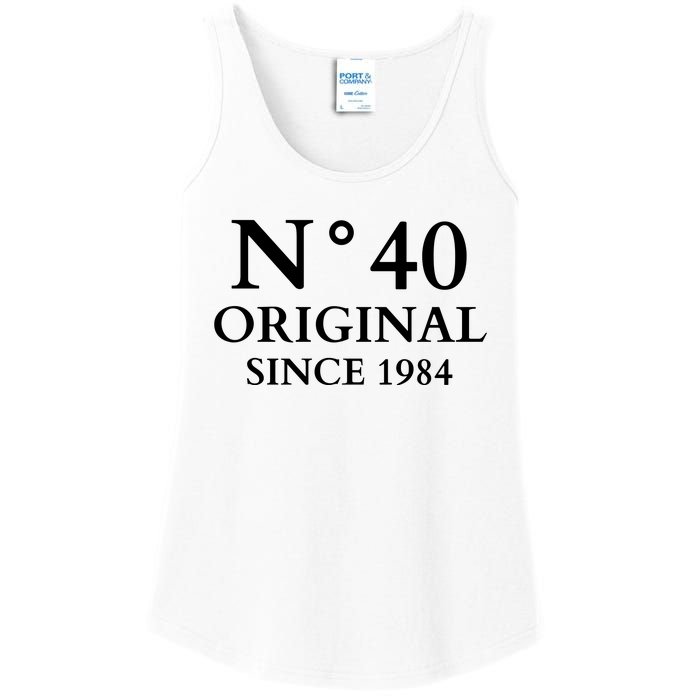 N°40 Original Since 1984 50th Birthday Party Gift Ladies Essential Tank