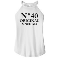 N°40 Original Since 1984 50th Birthday Party Gift Women’s Perfect Tri Rocker Tank