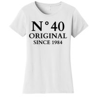 N°40 Original Since 1984 50th Birthday Party Gift Women's T-Shirt